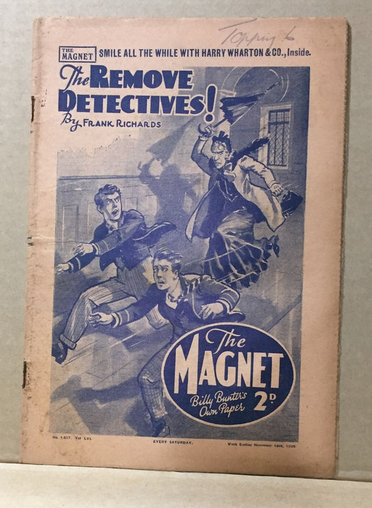 COMIC BOOK - THE MAGNET 2D NO.1657 1939