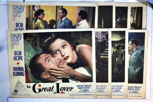 ORIGINAL LOBBY CARDS - THE GREAT LOVER - 1949 - set of 8 .