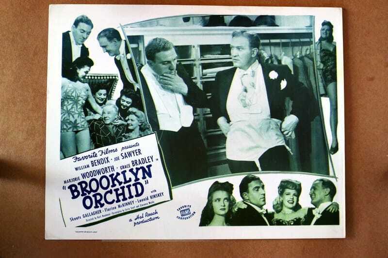 ORIGINAL LOBBY CARD - BROOKLYN ORCHID - 1942 - title card