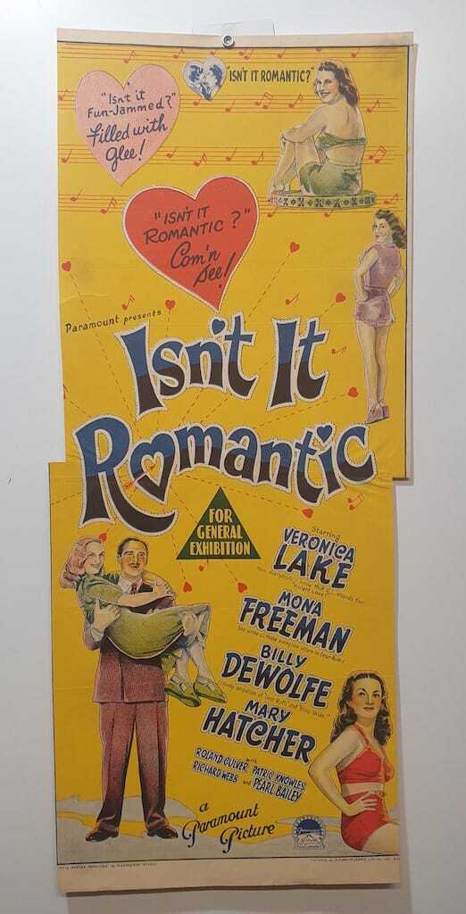 ORIGINAL DAYBILL MOVIE POSTER - ISN'T IT ROMANTIC