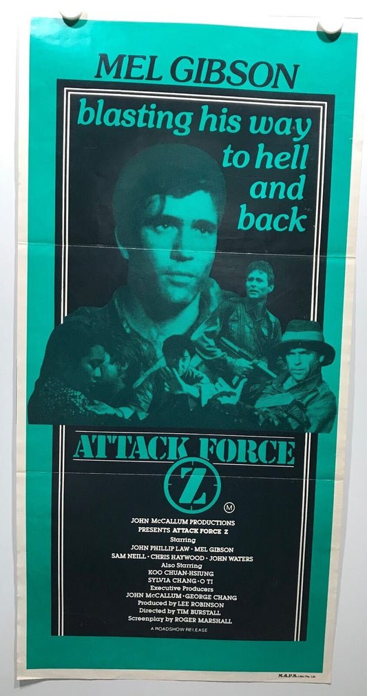 ORIGINAL DAYBILL MOVIE POSTER - ATTACK FORCE Z