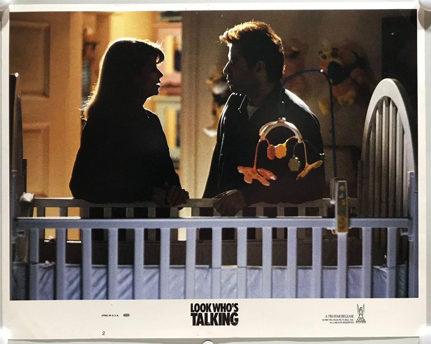 ORIGINAL LOBBY CARDS - LOOK WHO'S TALKING - 1989 - set of 8