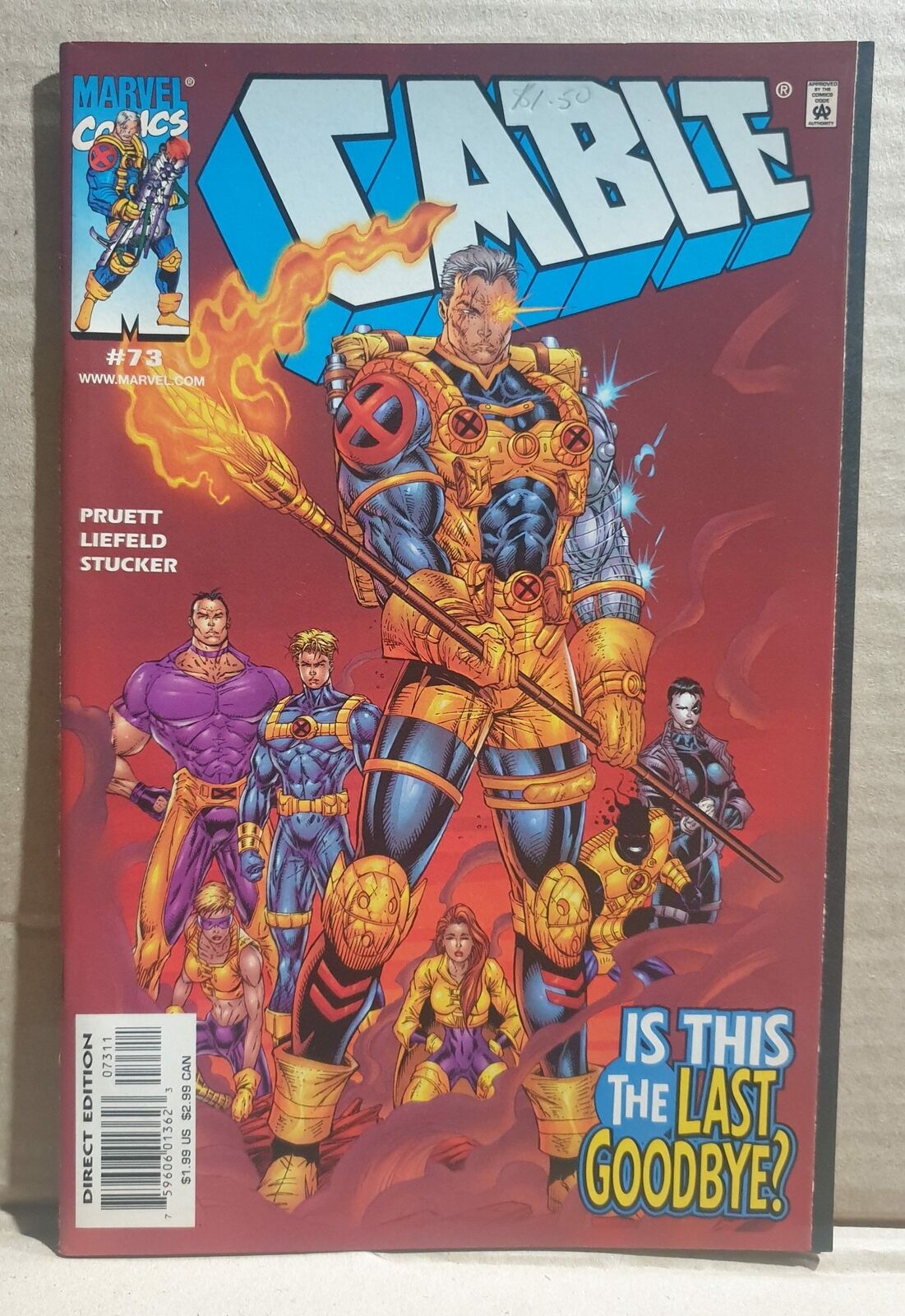 COMIC BOOK - MARVEL CABLE #73