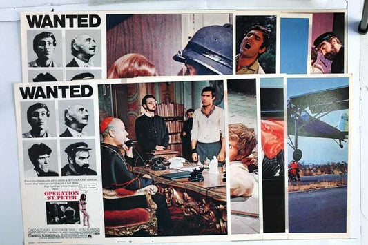 ORIGINAL LOBBY CARDS - OPERATION ST. PETER - 1969 - set of 8