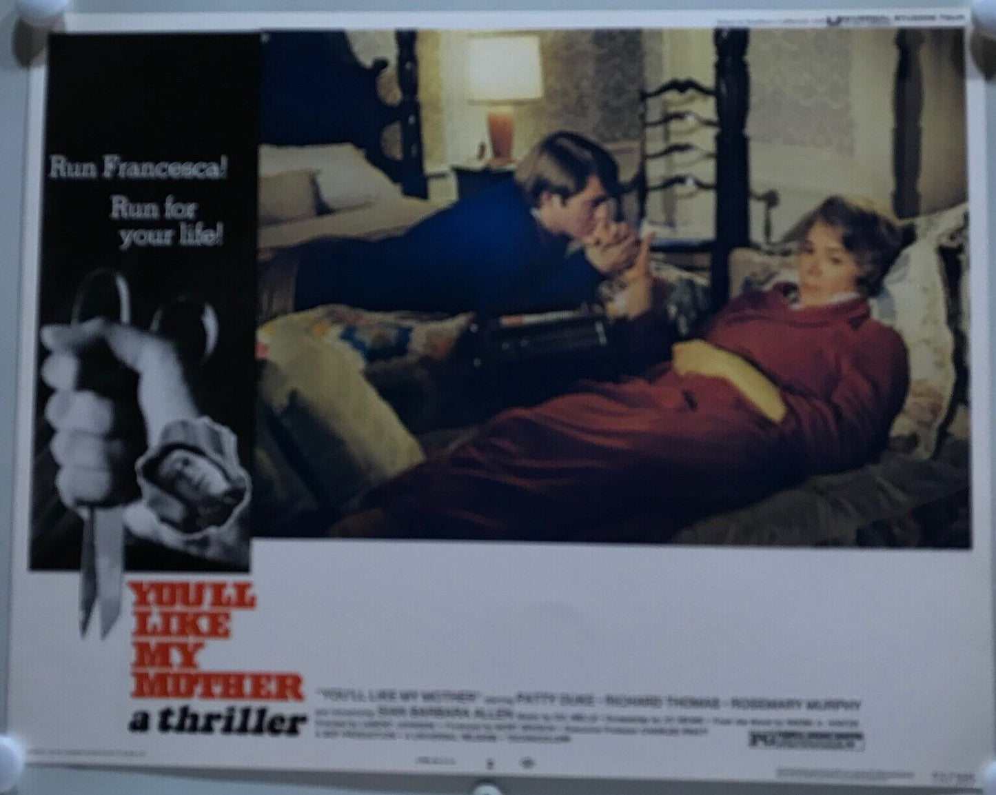 ORIGINAL LOBBY CARDS - YOU'LL LIKE MY MOTHER - 1972 - set of 8