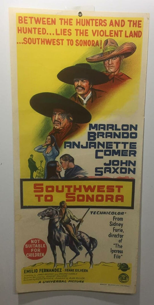 ORIGINAL DAYBILL MOVIE POSTER  – SOUTHWEST TO SONORA