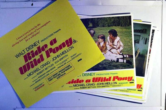 ORIGINAL LOBBY CARDS - RIDE A WILD PONY - 1975 - Walt Disney - Australia