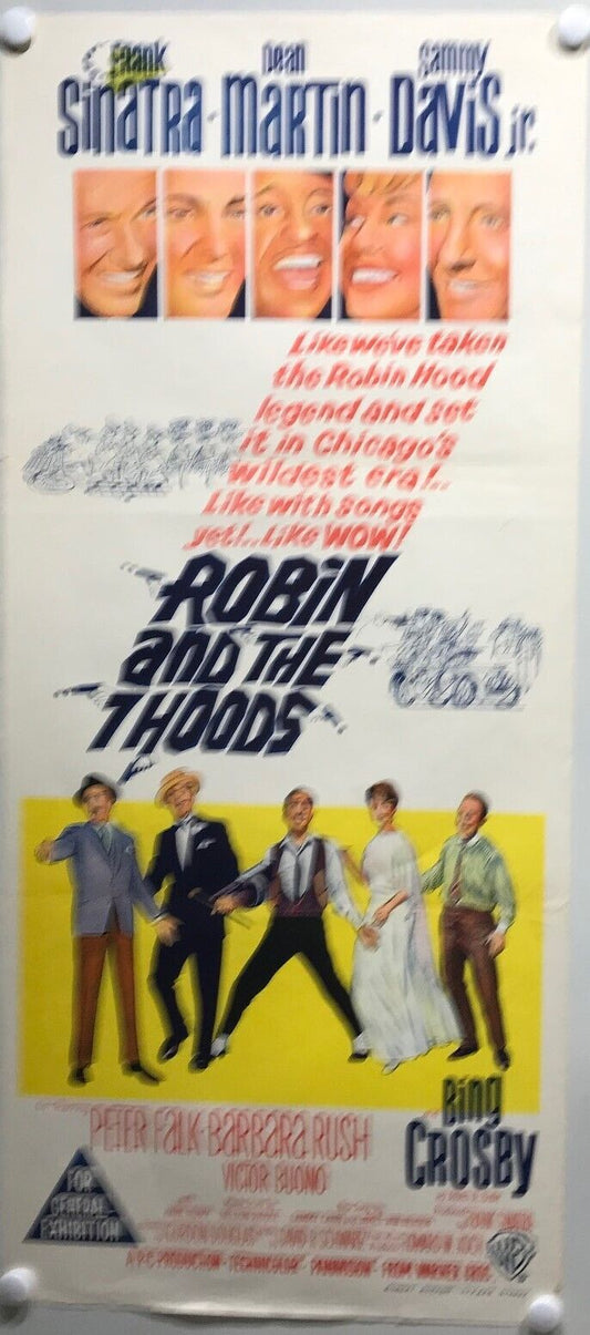 ORIGINAL DAYBILL MOVIE POSTER - ROBIN AND THE 7 HOODS