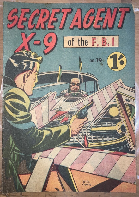 COMIC BOOK - SECRET AGENT X-9 - 19