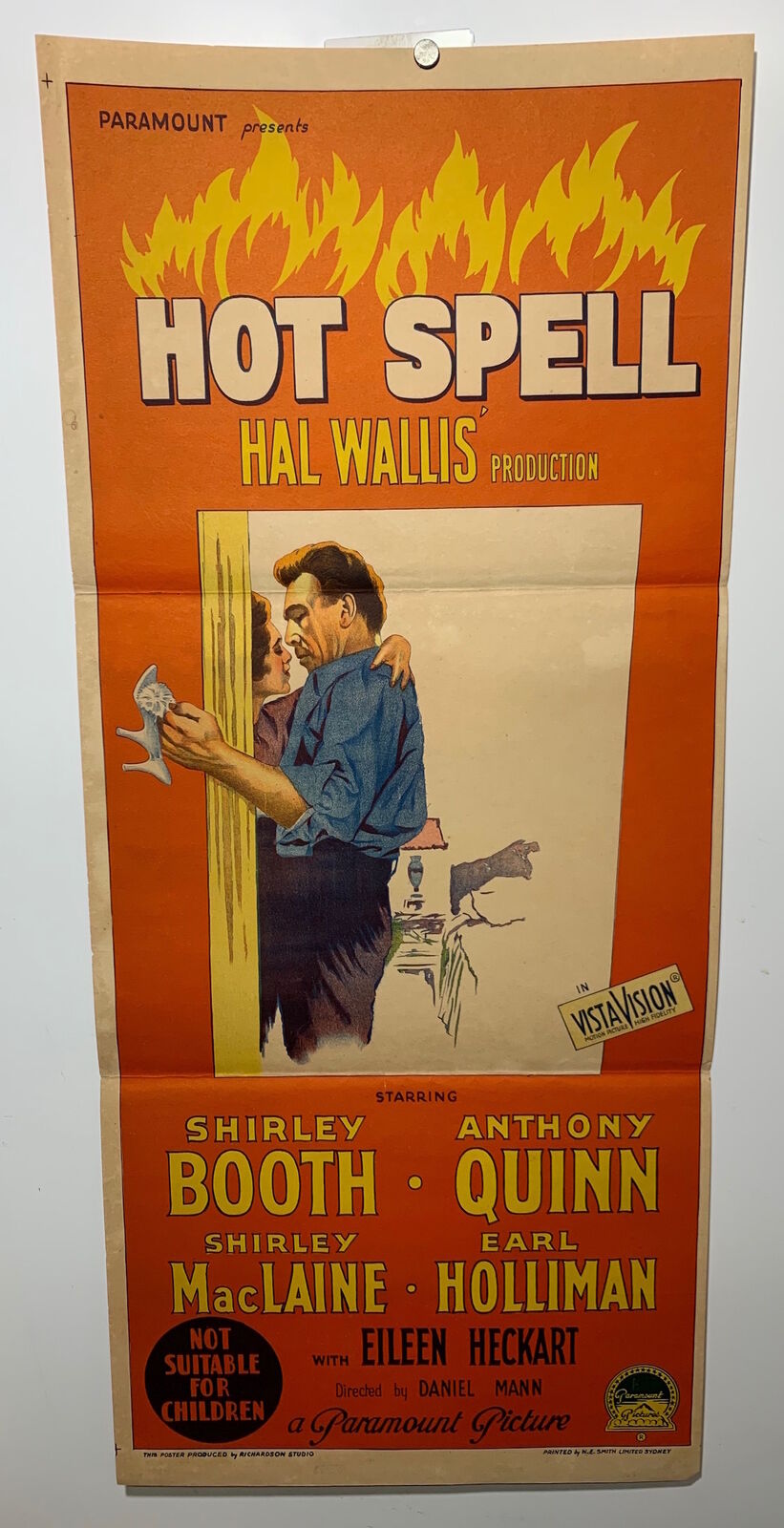 ORIGINAL DAYBILL MOVIE POSTER - HOT SPELL - Richardson Studio