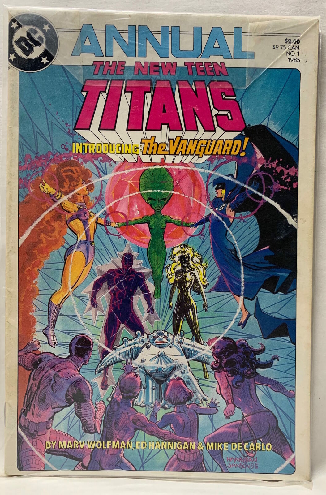 COMIC BOOK - ANNUAL THE NEW TEEN TITANS WITH THE VANGUARD #1