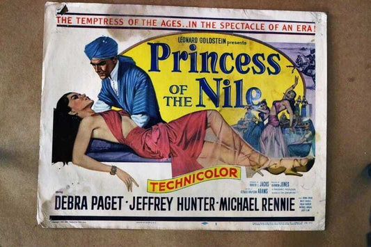 ORIGINAL LOBBY CARD - PRINCESS OF THE NILE - 1954 - key #1 card