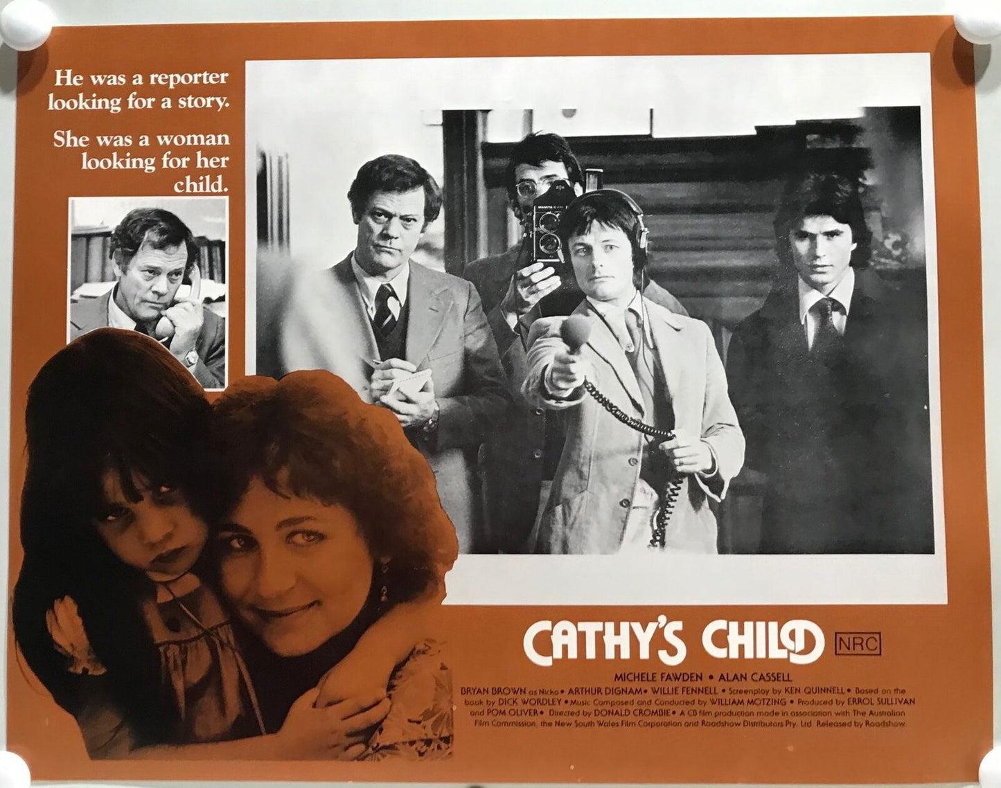 ORIGINAL LOBBY CARDS - CATHY'S CHILD (a) - 1979 - set of 8