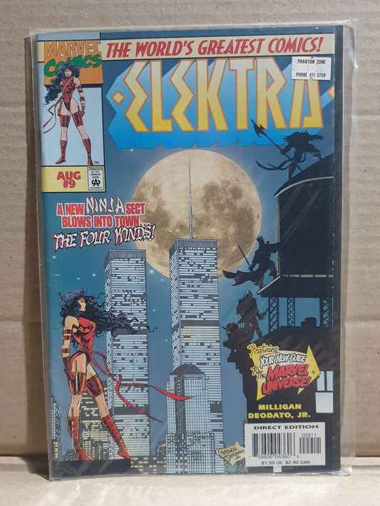 COMIC BOOK -  MARVEL ELEKTRA #9