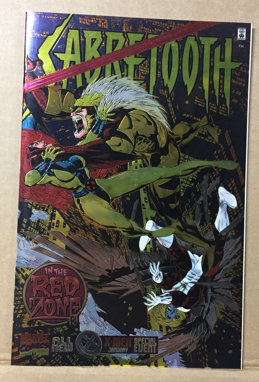 COMIC BOOK SABRETOOTH REFLECTIVE X-MEN MARVEL SPECIAL