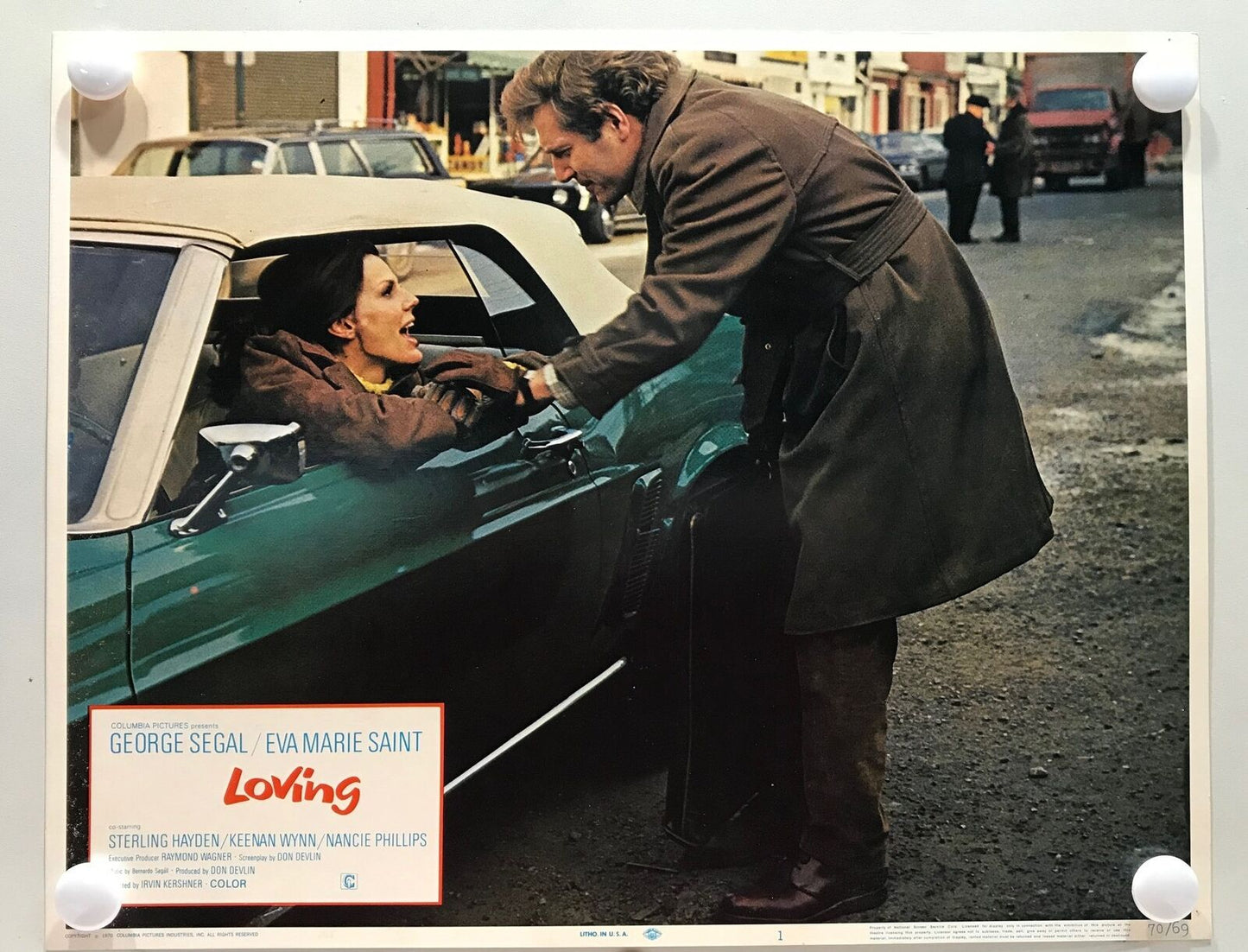 ORIGINAL LOBBY CARDS - LOVING - 1970 - set of 8