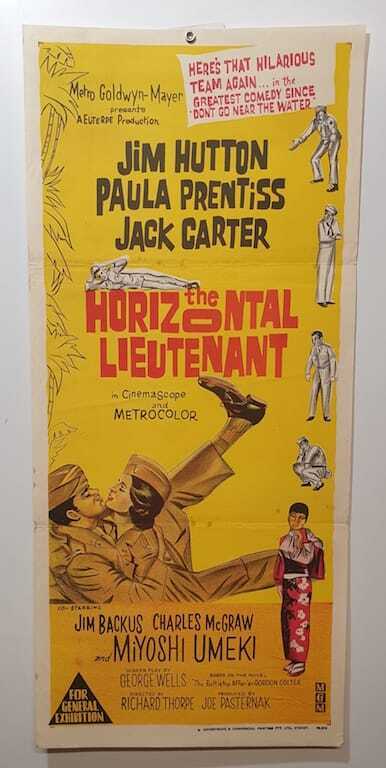 ORIGINAL DAYBILL MOVIE POSTER - HORIZONTAL LIEUTENANT