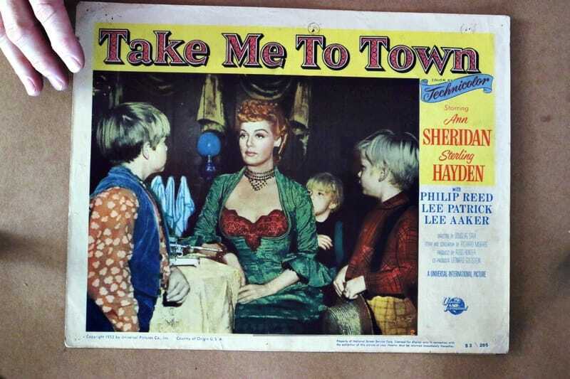 ORIGINAL LOBBY CARD - TAKE ME TO TOWN - 1953