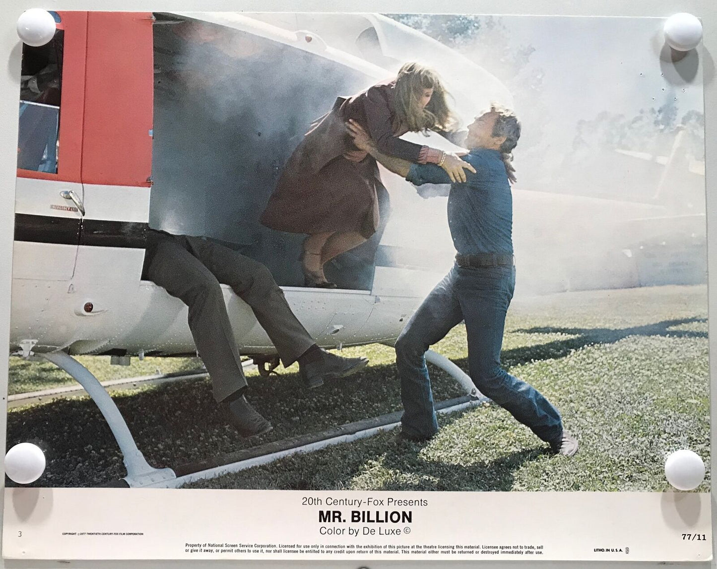 ORIGINAL LOBBY CARDS - MR. BILLION - 1977 - set of 8