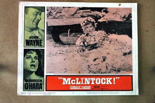 ORIGINAL LOBBY CARD - MCLINTOCK - 1963 - key #2 card