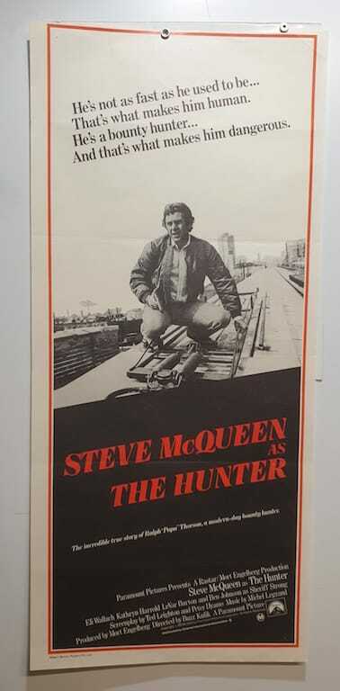 ORIGINAL DAYBILL MOVIE POSTER - THE HUNTER - 1980