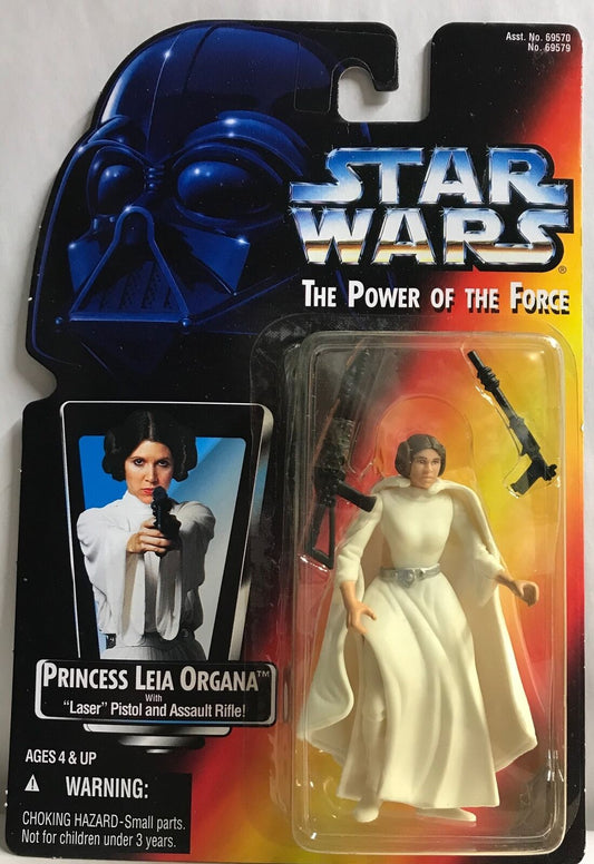 STAR WARS - KENNER - POTF - PRINCESS LEIA ORGANA with Laser Pistol and Assault Rifle