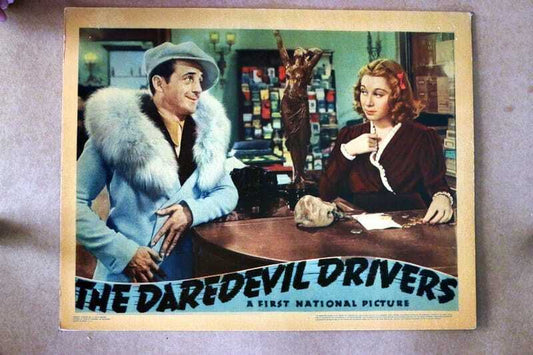 ORIGINAL LOBBY CARD - THE DAREDEVIL DRIVERS - 1938 - title card