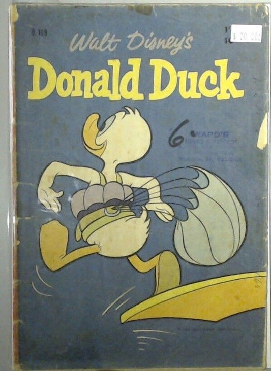 Australian Walt Disney Donald Duck D series comic book no. 109 HTF vintage