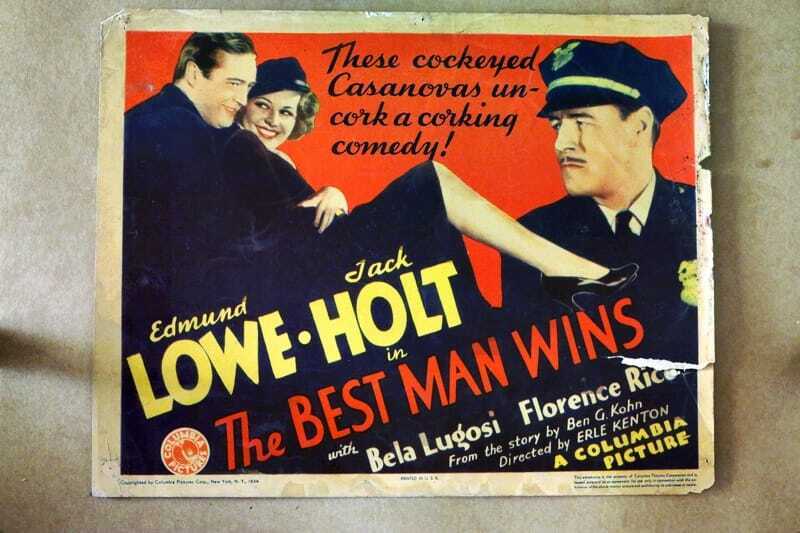 ORIGINAL LOBBY CARD - BEST MAN WINS - 1934 - title card