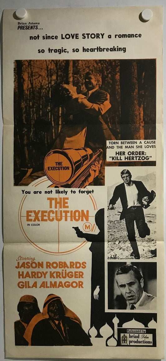 ORIGINAL DAYBILL MOVIE POSTER - THE EXECUTION