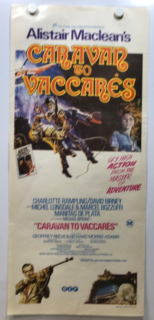 ORIGINAL DAYBILL MOVIE POSTER - CARAVAN TO VACCARES