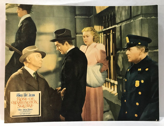 ORIGINAL LOBBY CARD - ROSE OF WASHINGTON SQUARE (b) - 1939 - title card