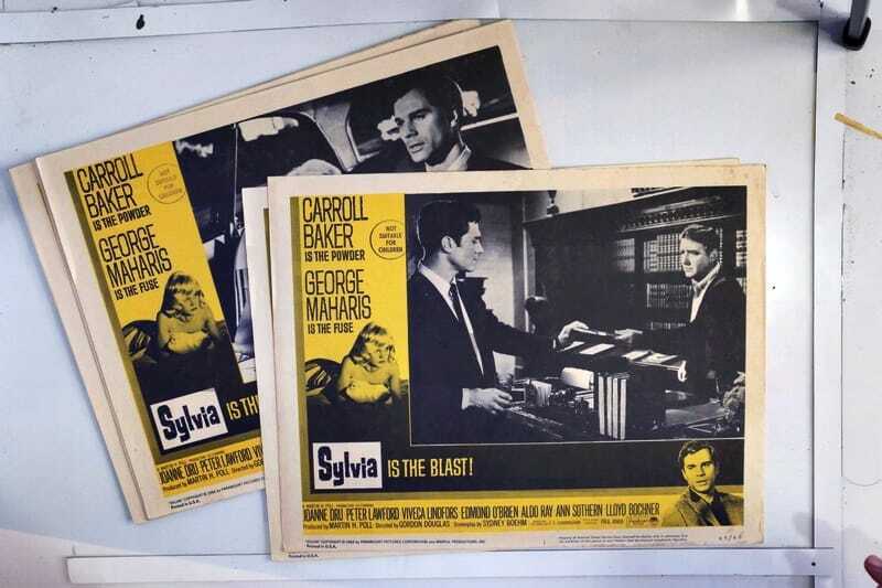 ORIGINAL LOBBY CARDS - SYLVIA - 1965 - set of 8