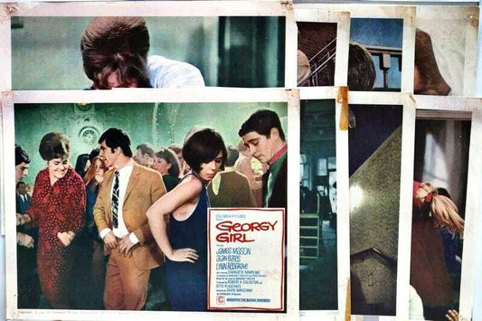 ORIGINAL LOBBY CARDS - GEORGY GIRL - 1966 - set of 8