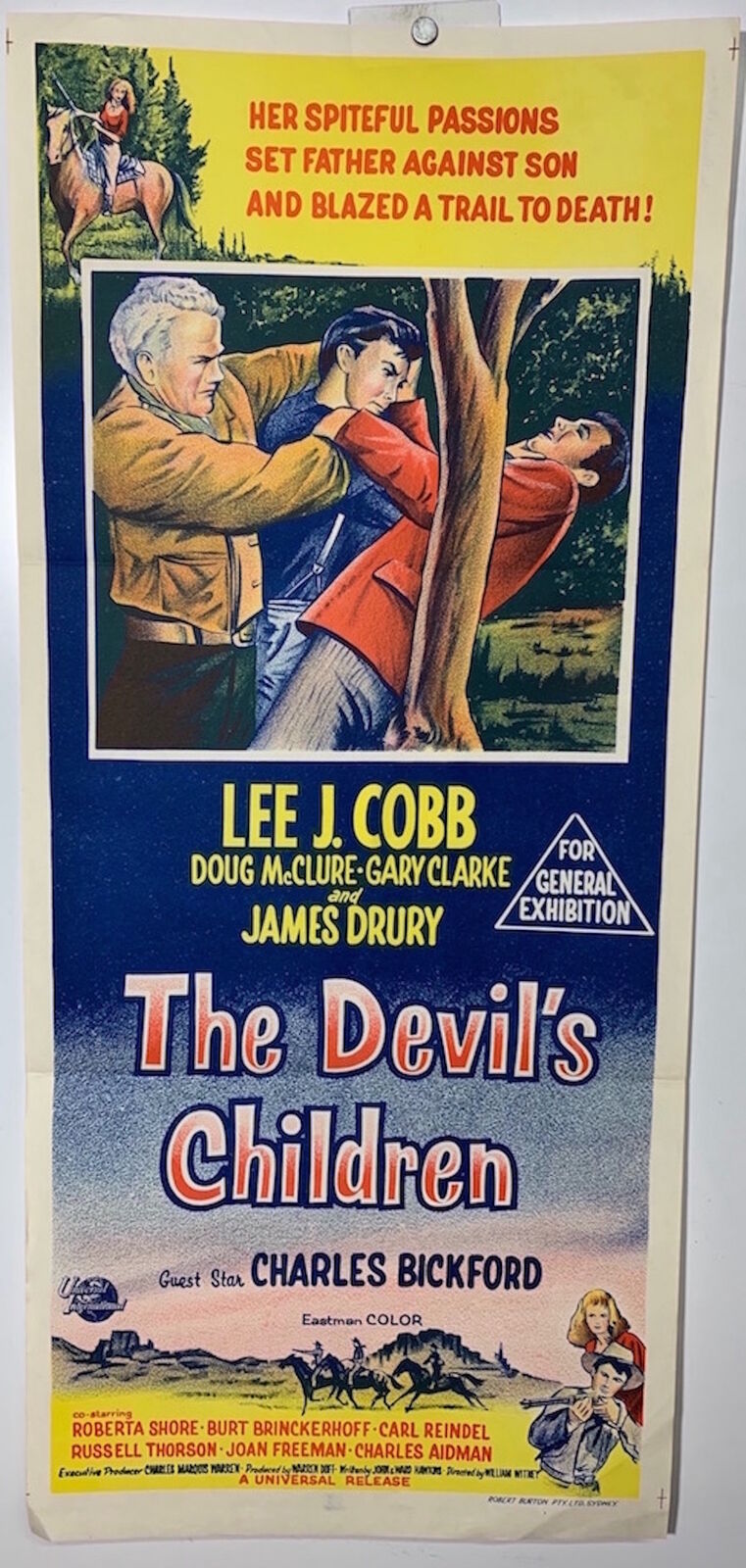 ORIGINAL DAYBILL MOVIE POSTER - THE DEVIL'S CHILDREN