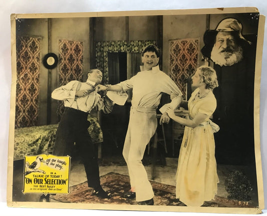 ORIGINAL LOBBY CARD - ON OUR SELECTION - DAD AND DAVE (d) - 1932 -  Title card- Australia