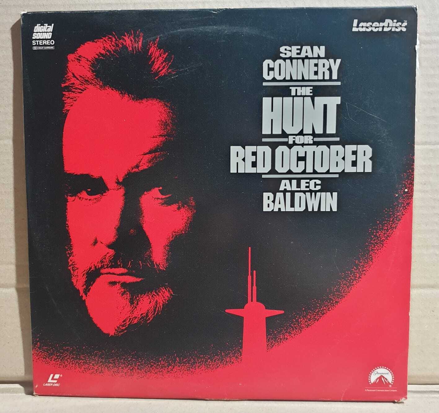 LASERDISC MOVIE - THE HUNT FOR RED OCTOBER - Sean Connery, Alec Baldwin