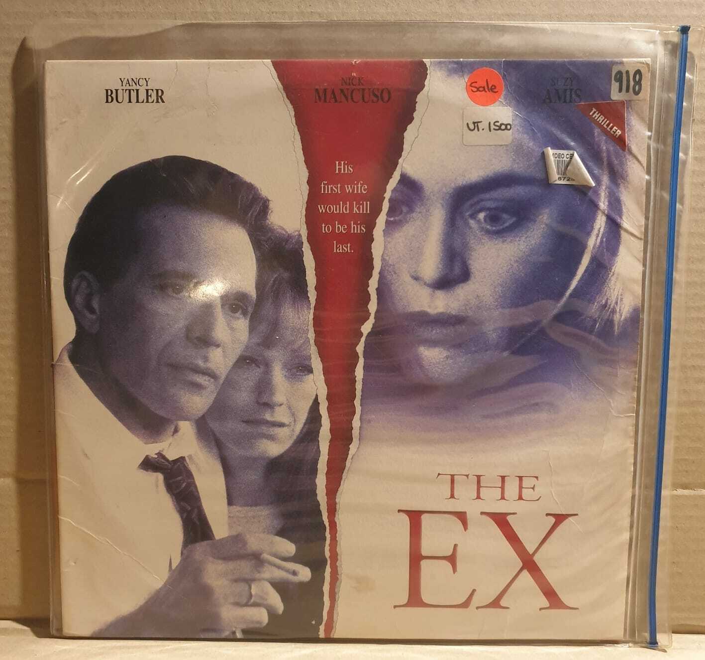 LASERDISC MOVIE - THE EX - Yancy Butler, Nick Mancuso, Suzy Amis