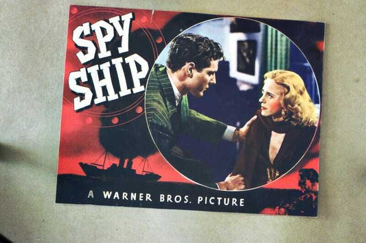 ORIGINAL LOBBY CARD - SPY SHIP - 1942 - title card