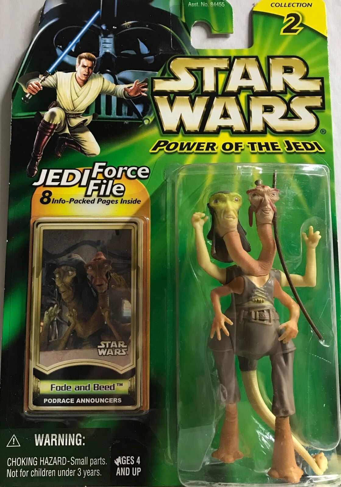 STAR WARS - HASBRO - JEDI FORCE FILE - POTJ -  FODE AND BEED - Podrace Announcers