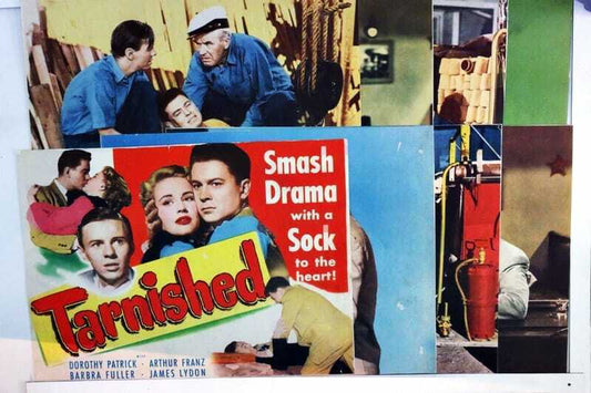 ORIGINAL LOBBY CARDS - TARNISHED - 1950 - set of 8