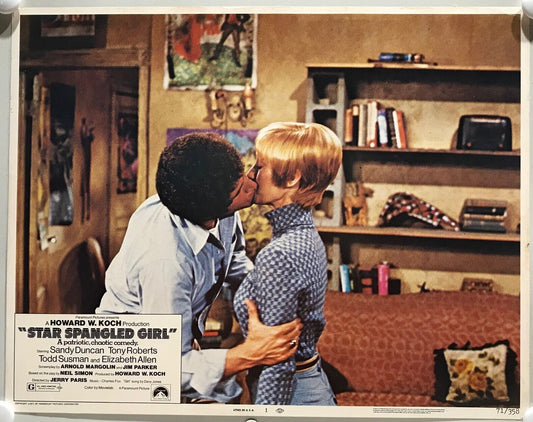 ORIGINAL LOBBY CARDS - STAR SPANGLED GIRL - 1971 - set of 8