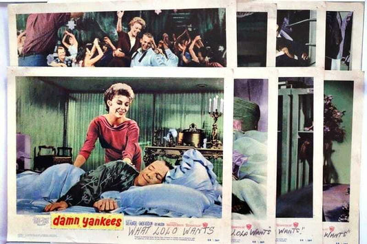 ORIGINAL LOBBY CARDS - DAMN YANKEES - (WHAT LOLA WANTS) - 1958 - set of 8