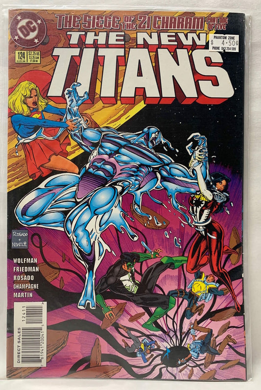 COMIC BOOK - THE NEW TEEN TITANS #124