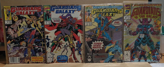 COMIC BOOK - GUARDIANS OF THE GALAXY 1 2 8 & 25 MARVEL