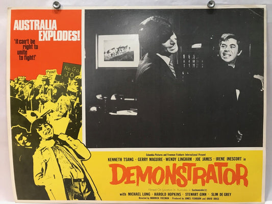 ORIGINAL LOBBY CARD - DEMONSTRATOR (i) - 1971 - title card - Australia