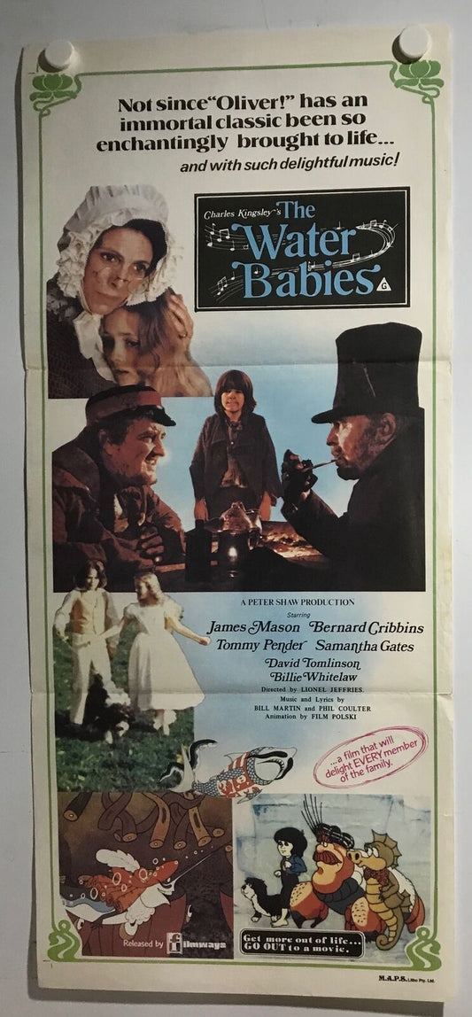 ORIGINAL DAYBILL MOVIE POSTER - THE WATER BABIES - 1978