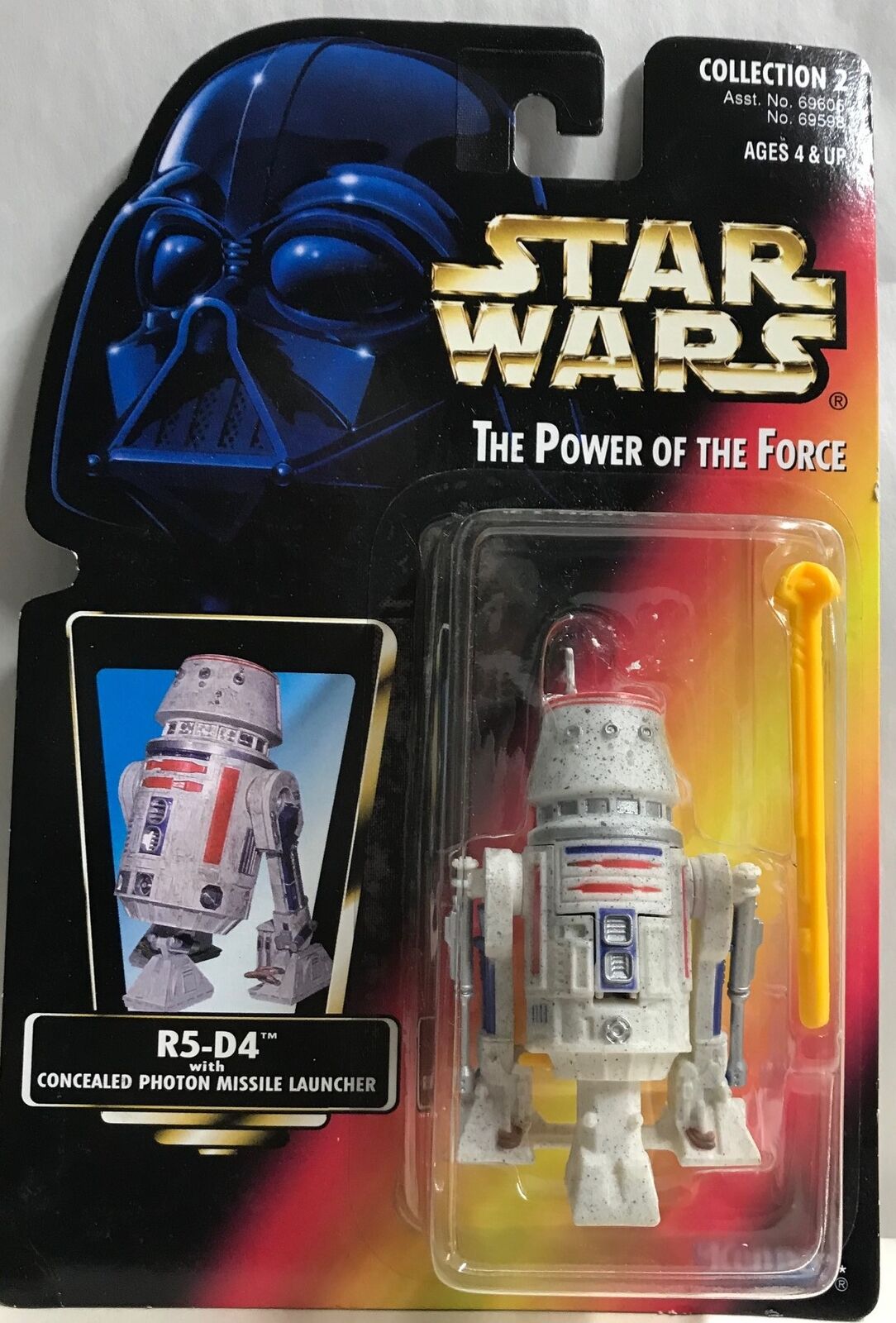 STAR WARS - KENNER - POTF - R5-D4 - with Concealed Photon Missile Launcher