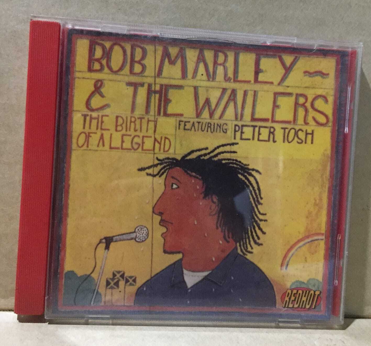 MUSIC CD IN CASE - BOB MARLEY & THE WAILERS - BIRTH OF A LEGEND - FT. PETER TOSH