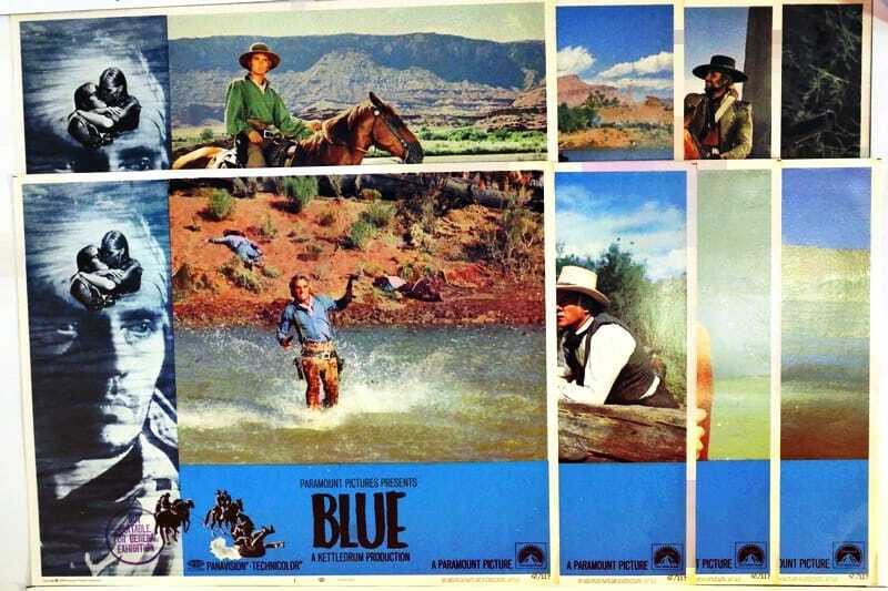 ORIGINAL LOBBY CARDS - BLUE - 1968 - set of 8